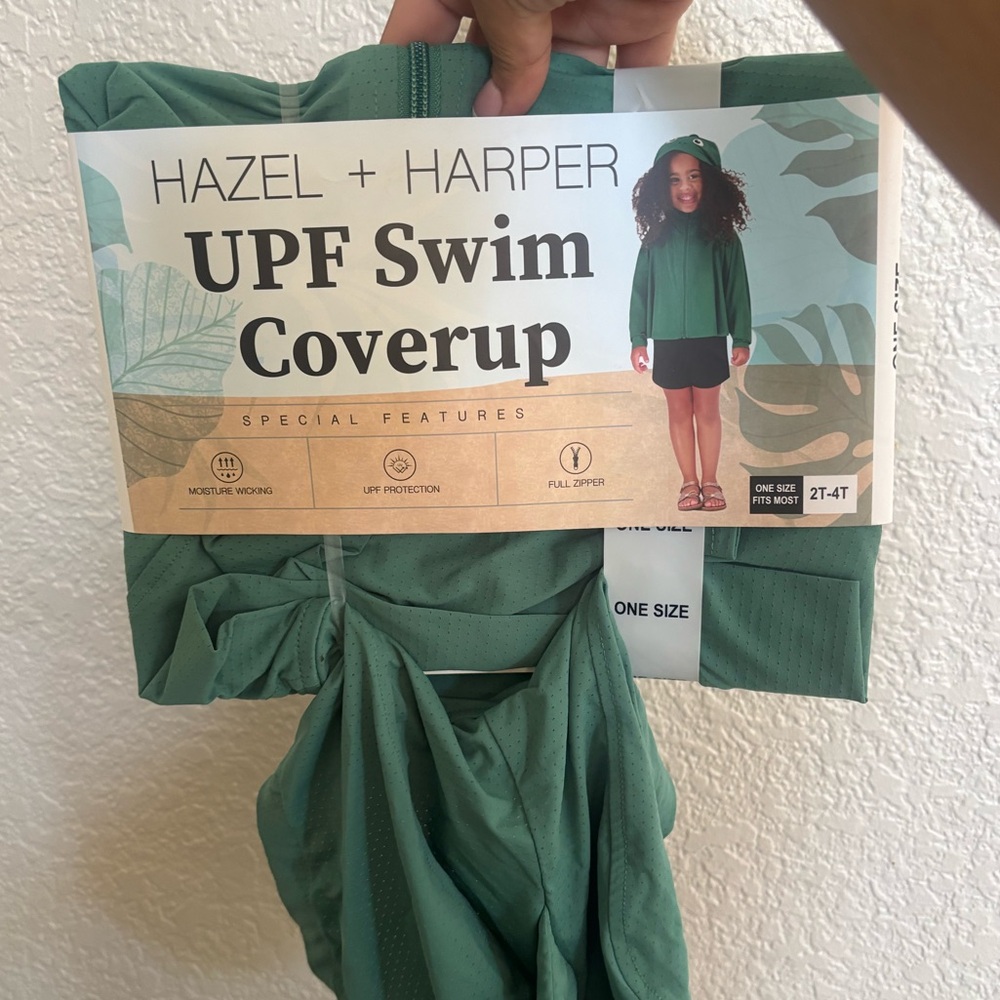 Hazel and Harper kids swim cover-up 2T – 4aT NWT